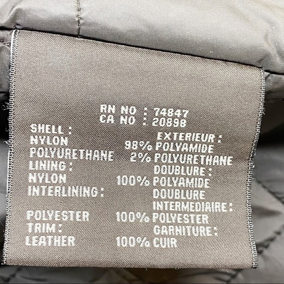 ANDREW MARC Olive Army Green Long Down Coat With Fur Trimmed Hood, Size Small - Picture 9 of 11